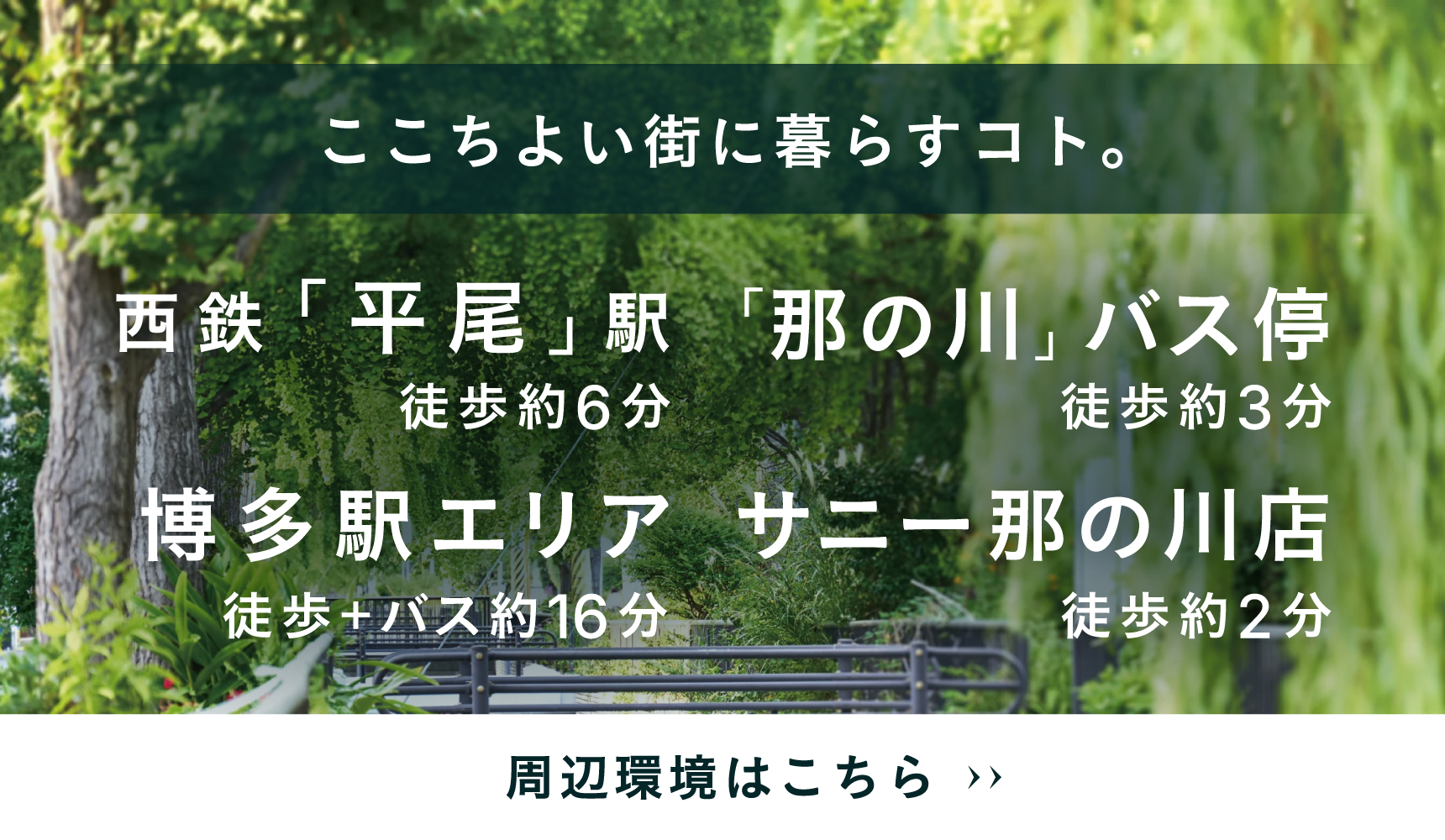 デュレジア平尾テラス ロケーション