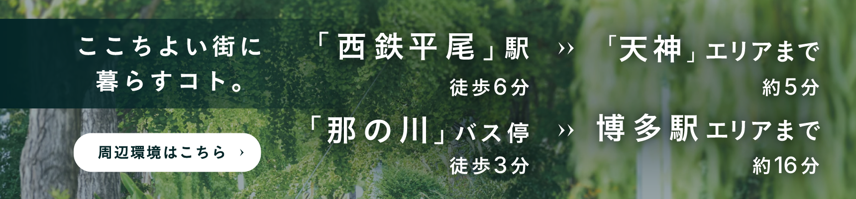 デュレジア平尾テラス ロケーション